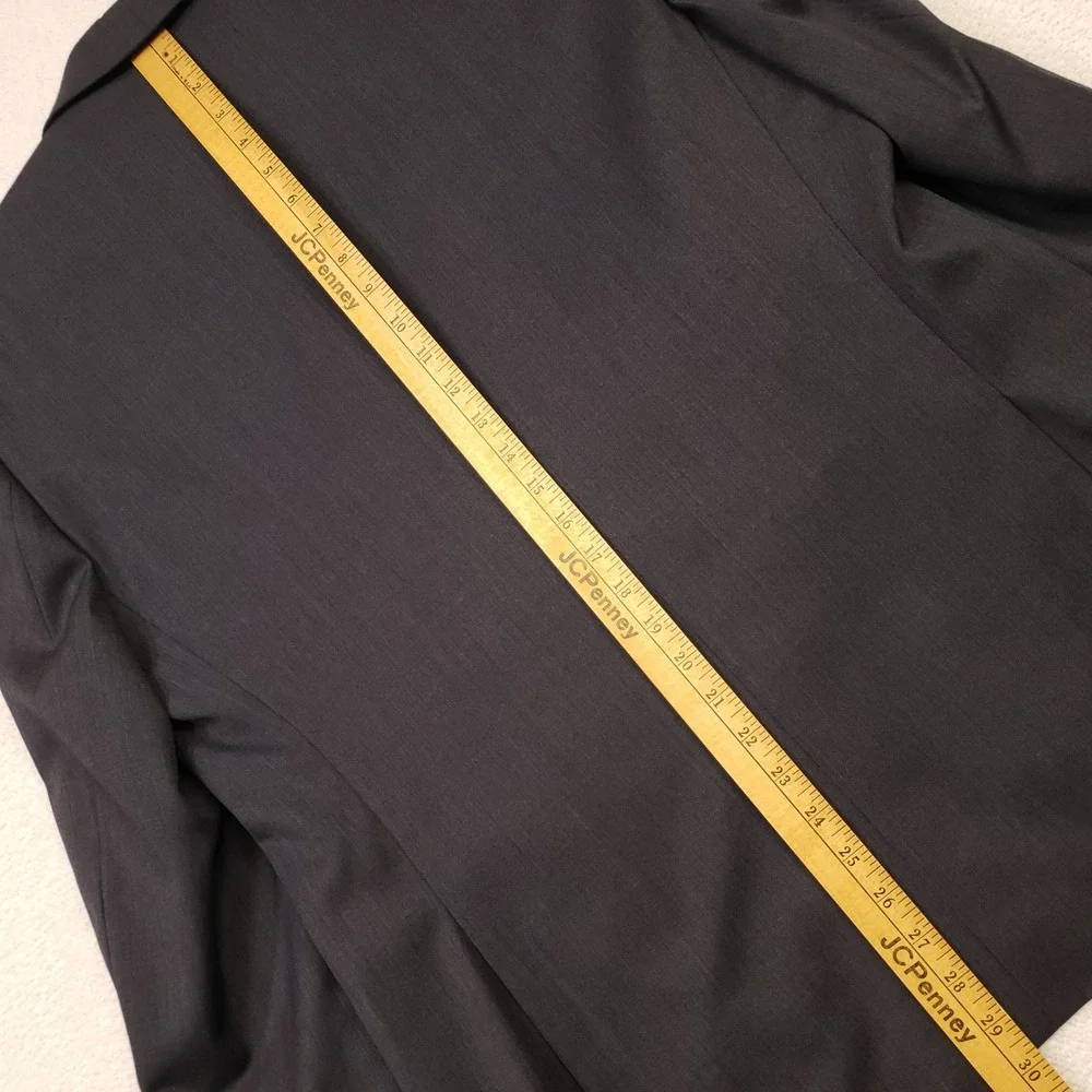 Jos. A. Bank Suit Mens 42R 36W Gray Tailored Fit Executive Wool 2-Piece Set